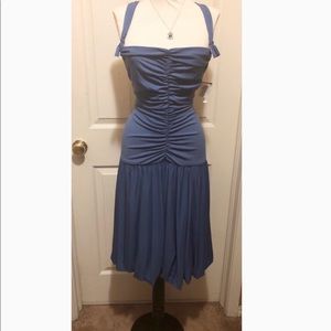 Vera Wang Blue Dress Size 8